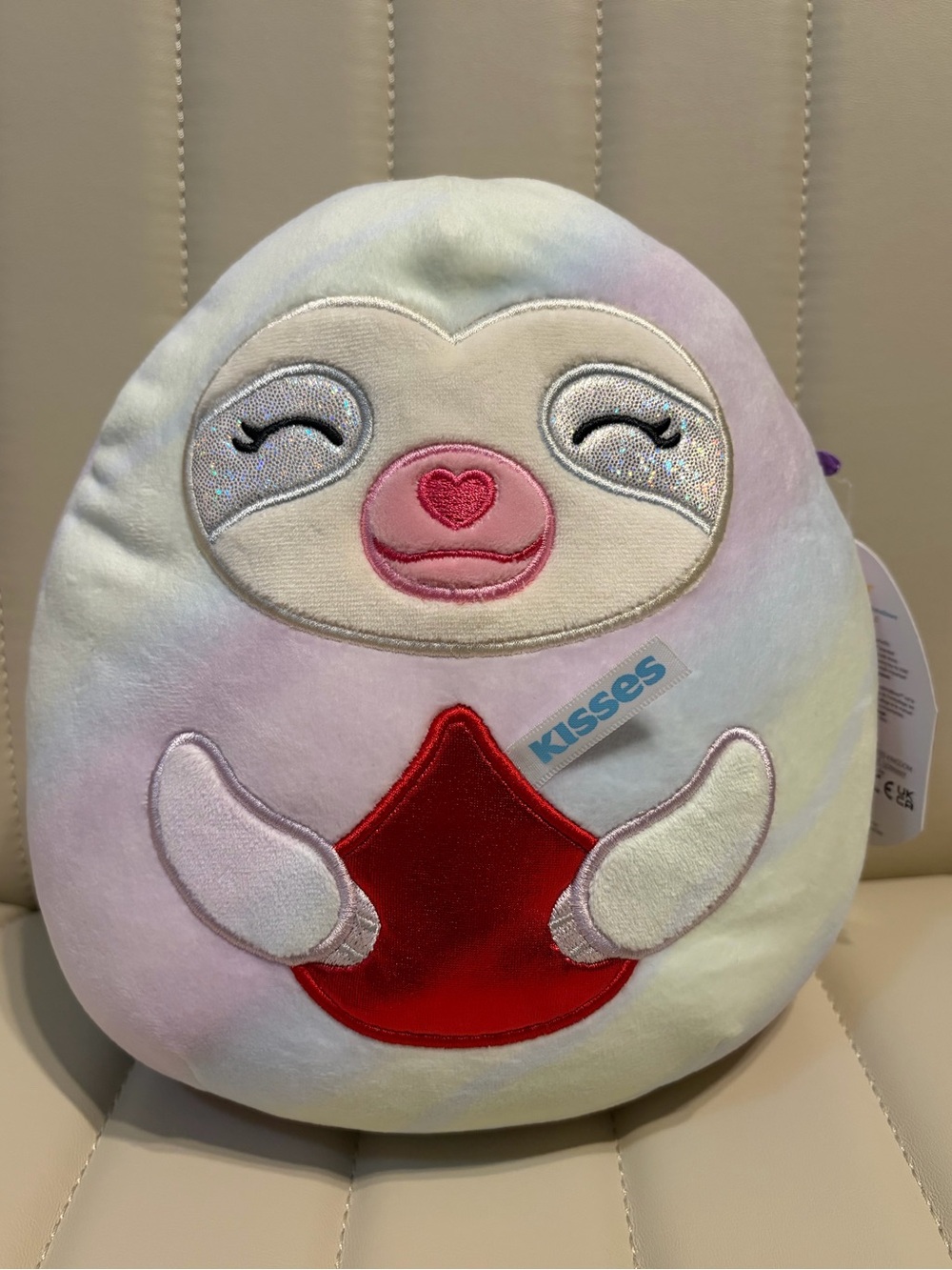 10 Inch Squishmallow Taylor Sloth Hershey’s Kisses NWT